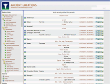 Tablet Screenshot of ancientlocations.net